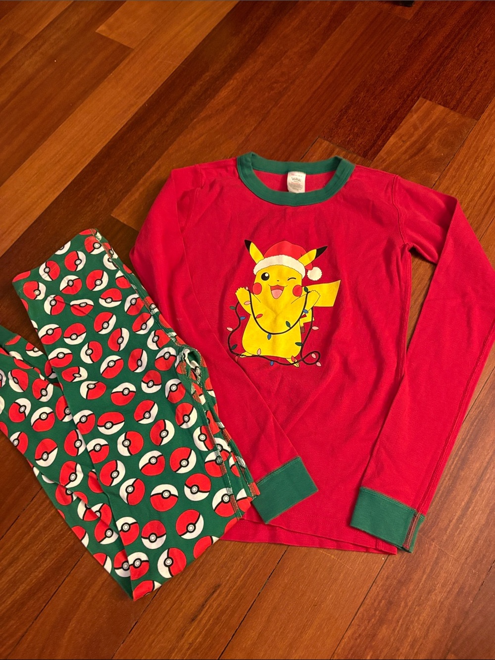 Hanna Andersson Pikachu Holiday Pajama Set
